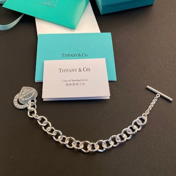 Tiffany & Co Silver T Wire Bracelet - Picture 3 of 6